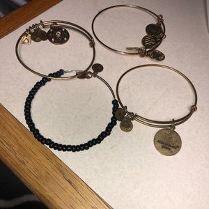 Alex and ani bracelet set BLACK SOLD OUT